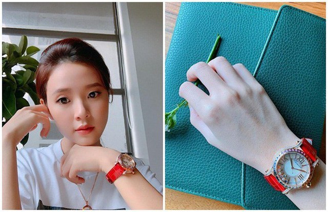 Chiếc đồng hồ được cho là có giá 1,7 tỷ đồng từng được Midu khoe lên mạng xã hội.