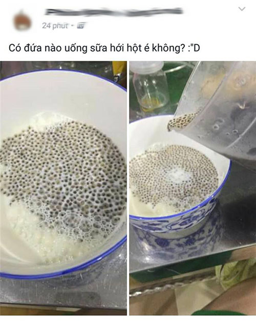 Một pha kết hợp món ăn khiến nhiều người cảm thấy khó hiểu.