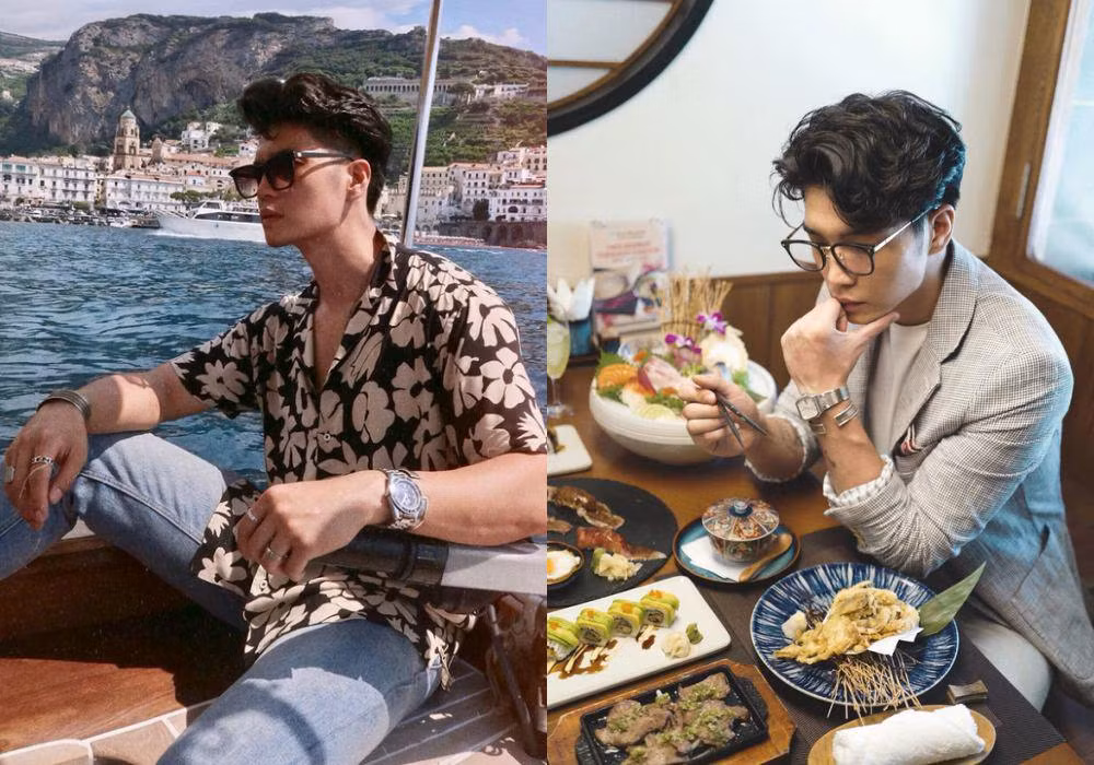 Trái ngược với vẻ ngoài hào nhoáng và profile "khủng", Huy Trần khá khiêm tốn và sống rất lành mạnh, anh chàng còn là một người có kế hoạch và biết suy nghĩ. Ảnh: Facebook nhân vật