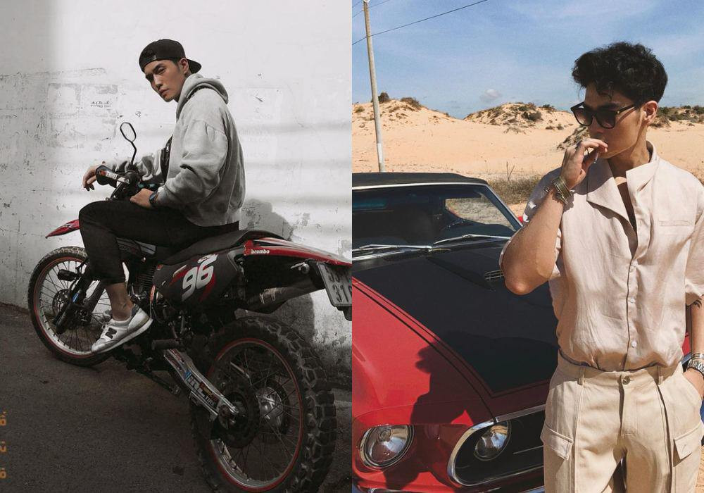 Trên trang cá nhân của chàng trai, dù xuất hiện bên xe sang, check-in nhà hàng xịn nhưng anh chàng cũng rất giản dị, kiệm lời.