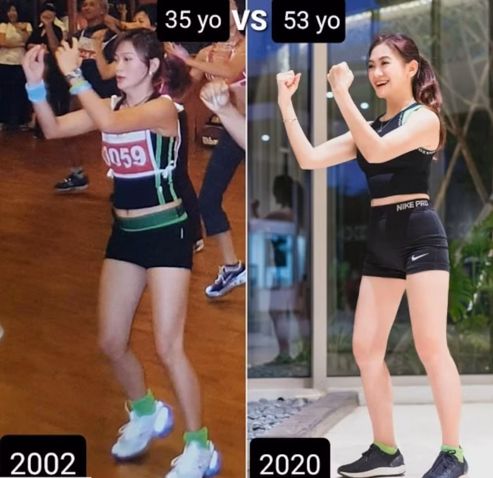 Thân hình thon thả săn chắc, làn da căng mịn và sáng bừng rạng rỡ của Puspa là niềm ao ước của bất cứ người phụ nữ nào.