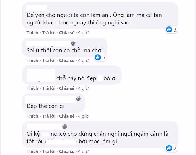 Có khá nhiều người tỏ ra bức xúc và giận dữ khi công trình này vẫn hiện ra nguyên vẹn trên con đèo Mã Pí Lèng. Ảnh: Chụp màn hình
