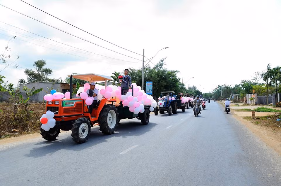 Những hình ảnh này thường thấy ở vùng nông thôn vừa bình dị lại rất gần gũi.