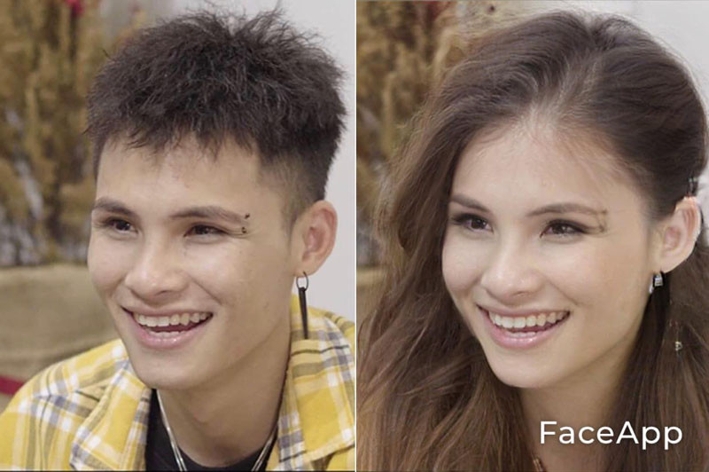 Trước đó trên MXH xuất hiện khá nhiều trào lưu biến đổi gây sốt như chụp ảnh "hoán đổi giới tính". Cụ thể, người thực hiện trào lưu này có thể hóa thân thành một người khác trong diện mạo mới nhiều bất ngờ, thú vị. Người nam thì có thể biến thành nữ và người nữ cũng có thể hoán đổi thành nam.