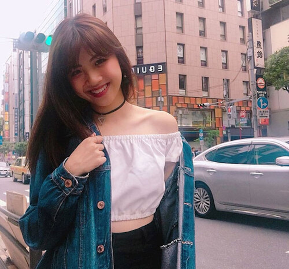 Trở thành du học sinh của trường Đại học Quốc tế Tokyo (Nhật Bản) với học bổng toàn phần trị giá 850.000 yên/năm, nàng hot girl Olympia này khá khép mình trên mạng xã hội.