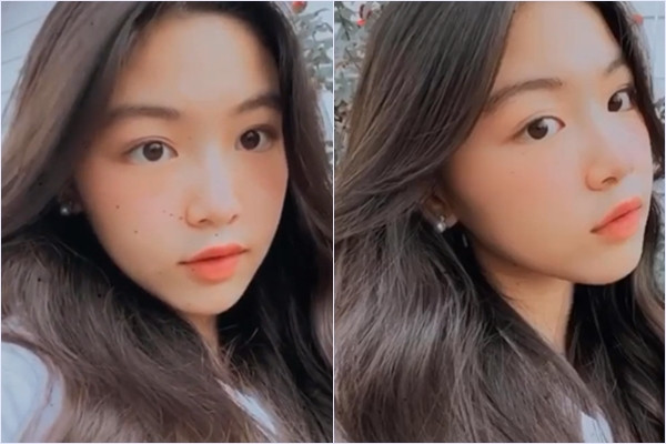 "Mỹ nhân nhí" gây ấn tượng với khán giả với gương mặt thanh tú, đường nét hài hòa.