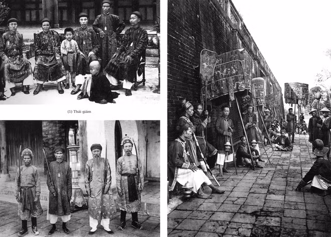 Năm 1909, Dieulefils xuất bản cuốn sách ảnh Indo-chine Pittoresque &amp; Monumentale: Annam - Tonkin (Đông Dương xinh đẹp và kỳ vĩ: Trung Kỳ - Bắc Kỳ). Cuốn sách trưng bày tại cuộc Đấu xảo quốc tế ở Bruxelles năm 1910 và được trao huy chương vàng. Ảnh bên trái là các thái giám, bên trái (phía dưới) là 4 vị quan, ảnh phải là đội thị vệ làm việc tại cung đình Huế.