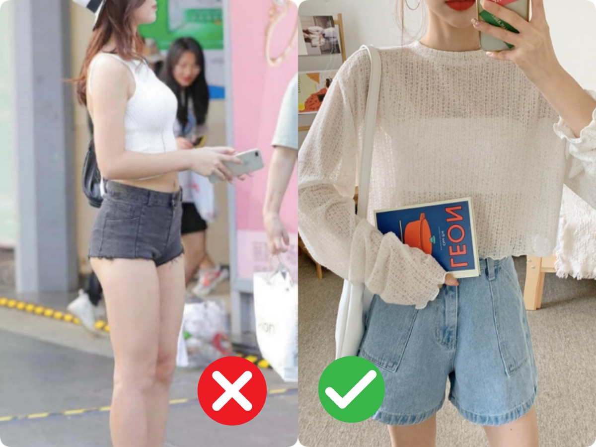 Quần short ống rộng vừa giúp thoải mái hơn trong mọi hoạt động vừa không khiến bản thân hớ hênh cộc cỡn.