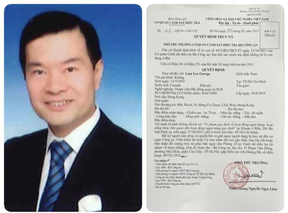 Lam Lee George (SN 1959, tại TP HCM), nguyên thành viên Hội đồng quản trị SCB; 