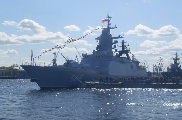 Một trong những tàu chiến hiện đại nhất Hạm đội Baltic – tàu hộ vệ tàng hình Stoikiy (545).