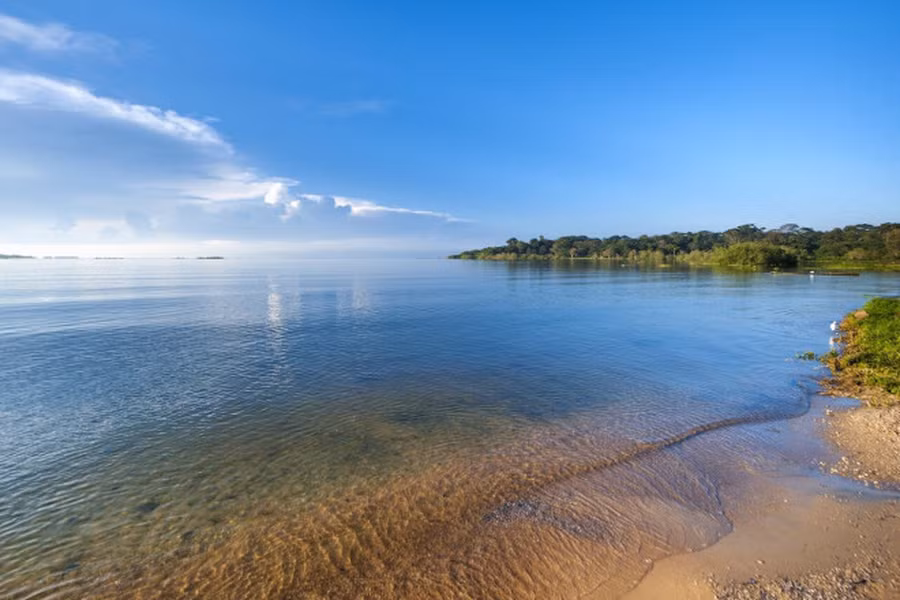 Hồ Victoria là hồ nước ngọt lớn nhất tại châu Phi và lớn thứ hai thế giới, với diện tích 69.000 km2. Hồ nằm trên lãnh thổ của ba quốc gia Uganda, Kenya, Tanzania. Nguồn nước cung cấp chủ yếu cho hồ là nước mưa, không phải dòng chảy của sông, suối. Độ sâu trung bình của hồ khoảng 40 m, tùy thuộc điều kiện thời tiết và lượng mưa.