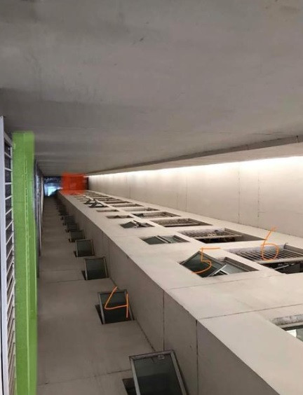 Sau vụ việc, Công an huyện Nhà Bè đã có mặt phong tỏa khám nghiệm hiện trường, tử thi, lấy lời khai các nhân chứng, điều tra làm rõ vụ việc. (Cửa cầu thang bộ, cửa bếp, ban công (lần lượt theo vị trí 4, 5, 6) và vị trí phát hiện ra thi thể TS Bùi Quang Tín (chấm đỏ).