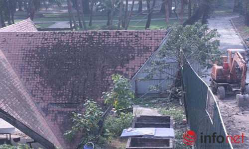 Cong vien thong nhat nguy co bi bam nat hinh anh 1