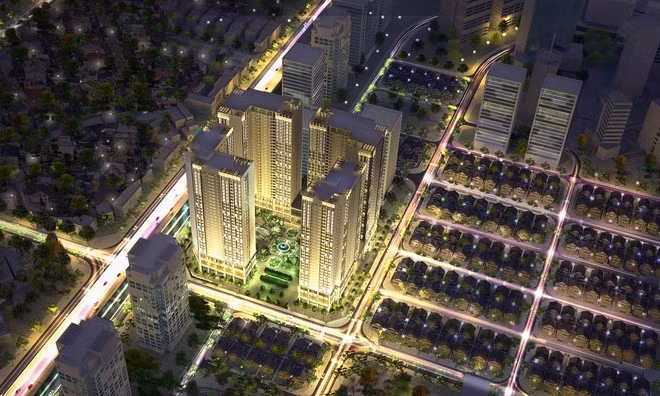Dự án chung cư Eco Green City Nguyễn Xiển tọa lạc ngay cạnh trục đường Vành Đai 3, gồm 4 tòa cao 35 tầng, 3 tầng thương mại, 1 tầng hầm với hơn 1000 căn hộ đưa ra thị trường. Chủ đầu tư dự án là Công Ty TNHH Bất Động Sản Và Xây Dựng Việt Hưng.