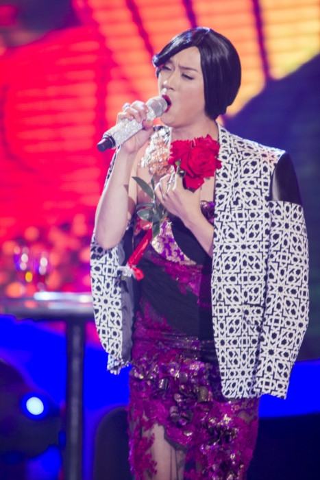 Thanh Duy Idol cho biết, để làm tốt được thử thách này, nam ca sĩ phải dành nhiều thời gian để tập khóc, tập cảm nhận tâm trạng của một Lệ Quyên thật sự.