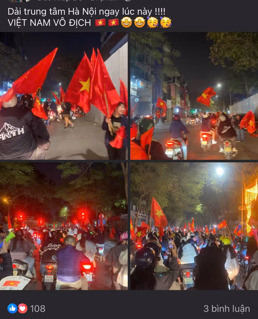 Nhiều người đã chia sẻ hình ảnh đi bão ngay thời điểm hiện tại.