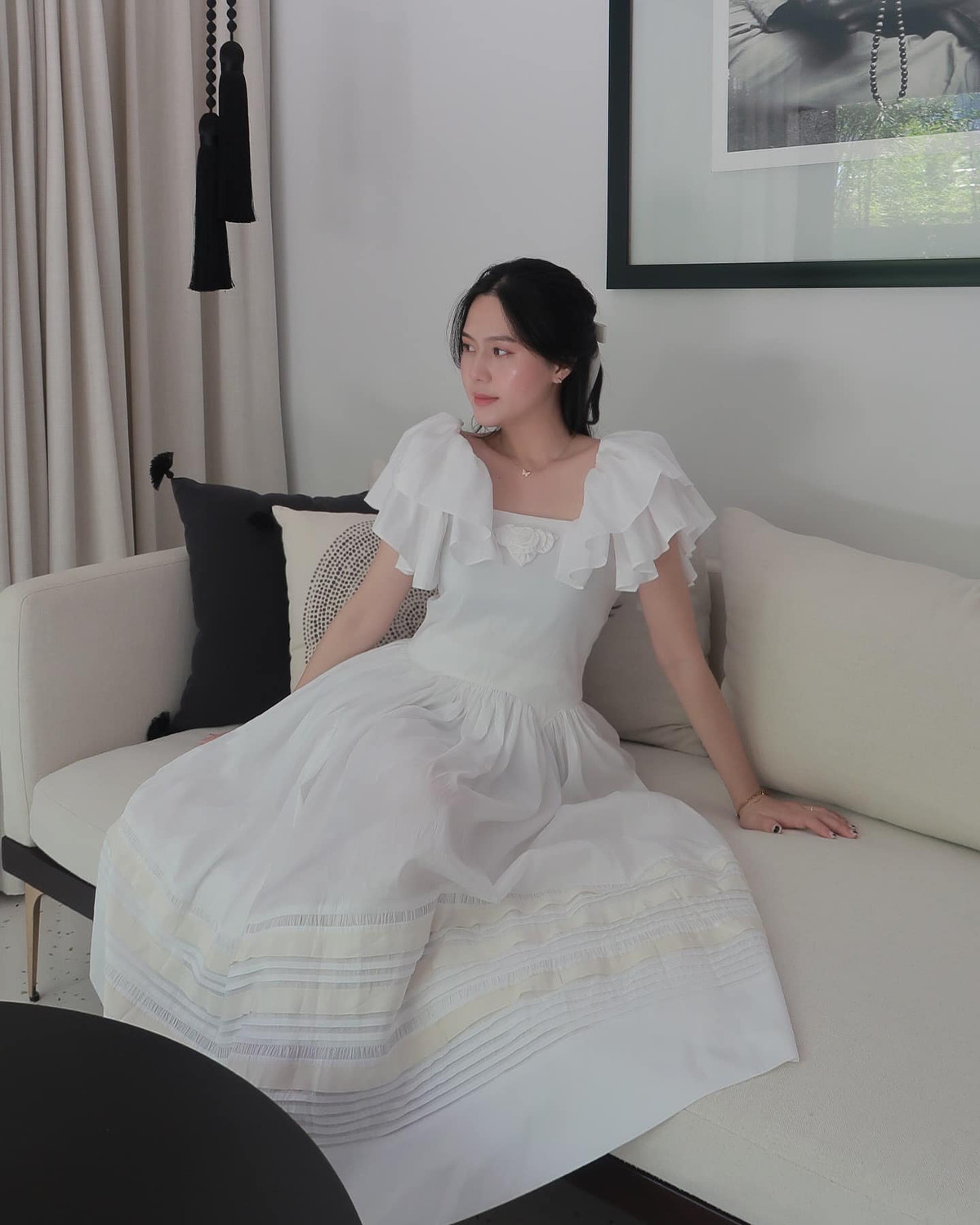 Vợ Thành Chung sở hữu trang Instagram có tích xanh với hơn 126 nghìn người theo dõi.