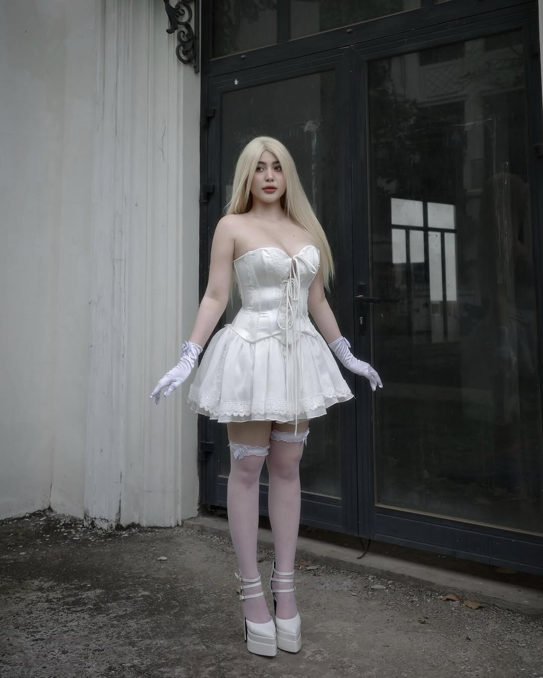 Cô nàng sở hữu vẻ ngoài chubby.