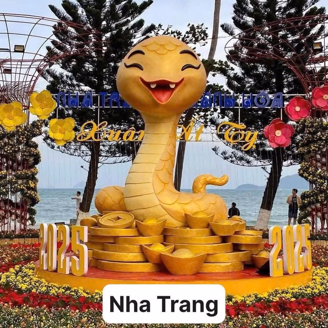 "Bé na" ở Nha Trang với nụ cười tỏa nắng.