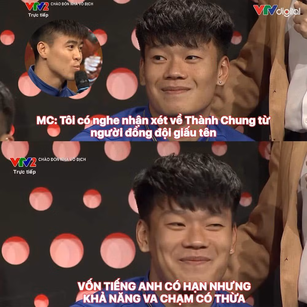 Thành Chung là người có lối chơi máu lửa, hết mình và không ngại các tình huống tranh chấp bóng.