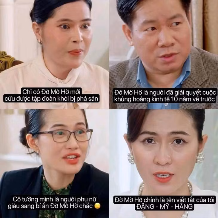 Đờ Mờ Hờ" thực chất không phải là tên của một người thật mà là một biệt danh được đặt cho nhân vật nữ chính trong một bộ phim ngắn trên mạng có tên "Mẹ lao công học yêu". Nhân vật này được miêu tả là một nữ doanh nhân thành đạt, sở hữu khối tài sản khổng lồ và có ảnh hưởng lớn. Để che giấu thân phận, cô đã sử dụng biệt danh "Đờ Mờ Hờ".