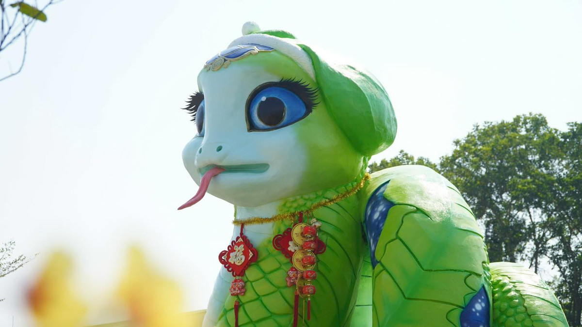 Trên mạng xã hội, rất nhiều người đã để lại bình luận về bé Na này: "Rắn cây cỏ rắn hòa mình với thiên nhiên à", "rắn lục theo nghĩa đen luôn này", "bé Na này hơi mập rồi nha".