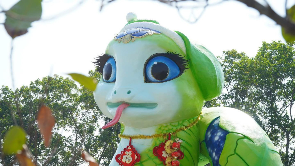 Mặc dù có kích cỡ đồ sộ lên tới hơn 5m, thế nhưng bé Na này lại có giao diện vô cùng đáng yêu.