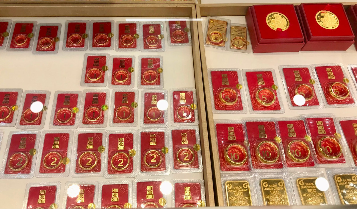 Giá vàng tăng vọt lên mức cao nhất gần 1 tháng qua Gia vang tang vot len muc cao nhat gan 1 thang qua