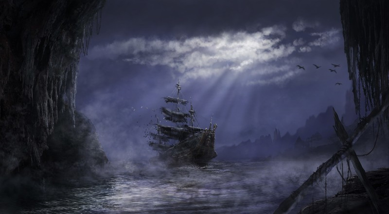 "Con tàu ma" S.S. Valencia lướt qua tàu thuyền của ngư dân rồi nhanh chóng biến mất. Khi chứng kiến cảnh tượng hãi hùng này, nhiều người cảm thấy lo lắng, sợ hãi.