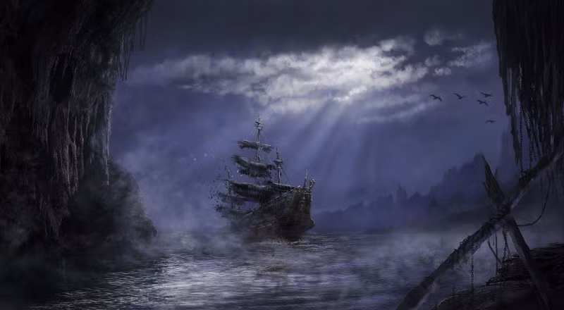 "Con tàu ma" S.S. Valencia lướt qua tàu thuyền của ngư dân rồi nhanh chóng biến mất. Khi chứng kiến cảnh tượng hãi hùng này, nhiều người cảm thấy lo lắng, sợ hãi.