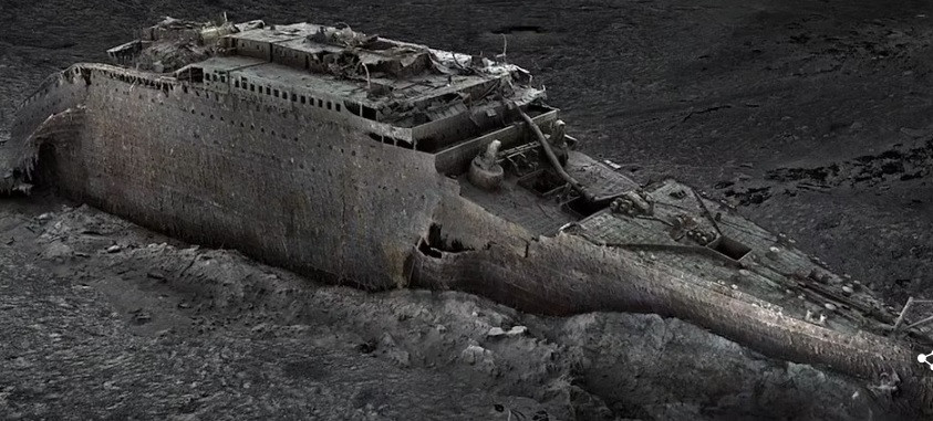 Trong khuôn khổ dự án uét kỹ thuật số kích thước đầy đủ của xác tàu Titanic, nhóm chuyên gia đã sử dụng tàu lặn trong hơn 200 giờ.