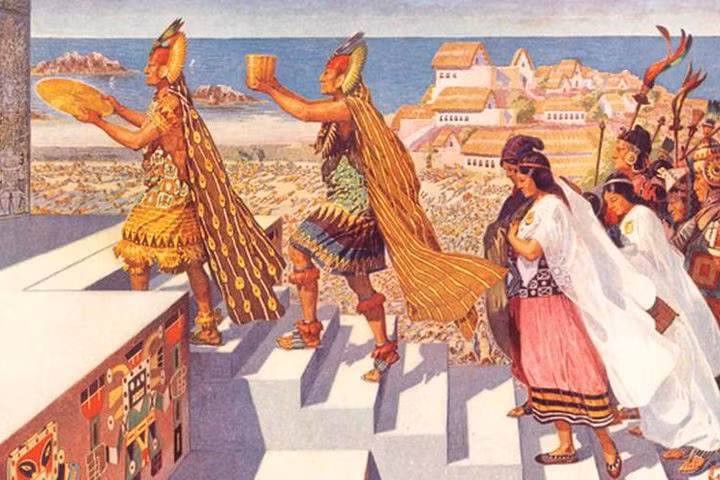 Theo đó, người Maya có những "giếng thánh" - nơi thực hiện các lễ tế thủy thần hàng năm. Tập tục hiến tế trinh nữ là một trong những phần quan trọng trong lễ tế thủy thần.