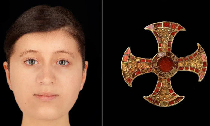 Để phục dựng gương mặt của thiếu nữ trên, nhóm nghiên cứu đã sử dụng các phép đo dữ liệu độ sâu của mô và hộp sọ dành cho phụ nữ da trắng.