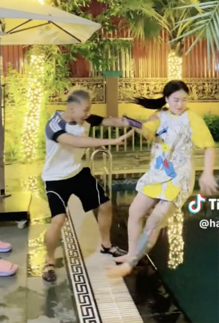 "Hotgirl bể cá" Ngân Baby tiếp tục là nạn nhân mua vui phản cảm