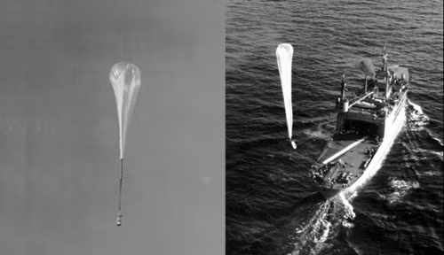 1. Dùng bóng bay khổng lồ để đưa điệp viên vượt qua biên giới. Trong Chiến tranh Lạnh, Hải quân Mỹ có ý định triển khai một dự án kỳ lạ là dùng bóng bay khổng lồ để đưa điệp viên vượt qua biên giới. Theo kế hoạch, Mỹ muốn dùng những quả bóng khổng lồ dùng trong quan sát thiên văn và theo dõi thời tiết để đưa các gián điệp vượt qua biên giới, xâm nhập vào lãnh thổ của đối phương.