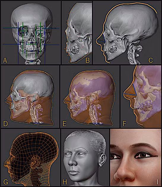 Ông Cicero tiết lộ quá trình lập phục dựng hình ảnh gương mặt pharaoh Tutankhamun khá khó khăn vì nhóm nghiên cứu không được phép tiếp cận trực tiếp hộp sọ của vị vua này.