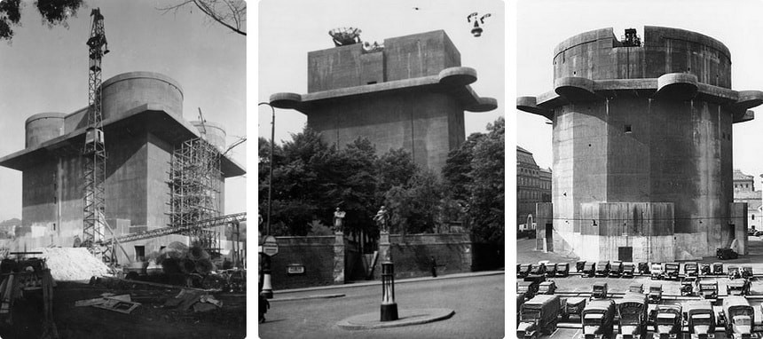 Sau đó, Đức quốc xã cho xây dựng tháp Flak (còn gọi Flakturm) III trong khoảng thời gian từ tháng 10/1941 - 4/1942 ở công viên Humboldthain.