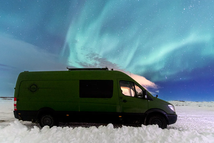 Cực quang chụp tại miền bắc Na Uy.