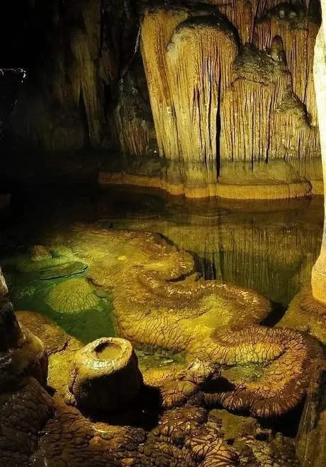 Con rồng này có vảy và phát ra ánh sáng vàng lấp lánh. Dài khoảng 23m và rộng từ 0,6 đến 0,8m, nó nằm trong một hồ nước lớn trong hang động. Dân làng, lo lắng về việc xúc phạm thần thú, đã báo cáo sự việc cho cảnh sát và chính quyền, và hang động đã được phong tỏa ngay lập tức.