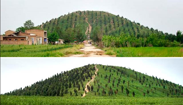 Một nhóm thám hiểm người Đức đã tìm ra ít nhất 16 kim tự tháp ở Hàm Dương, cách Tây An 40 dặm, vào năm 1995. Các nhà nghiên cứu cho rằng chúng có tuổi đời từ 4.500 đến 8.000 năm và có thể phản ánh hình dạng của các chòm sao trên bầu trời.