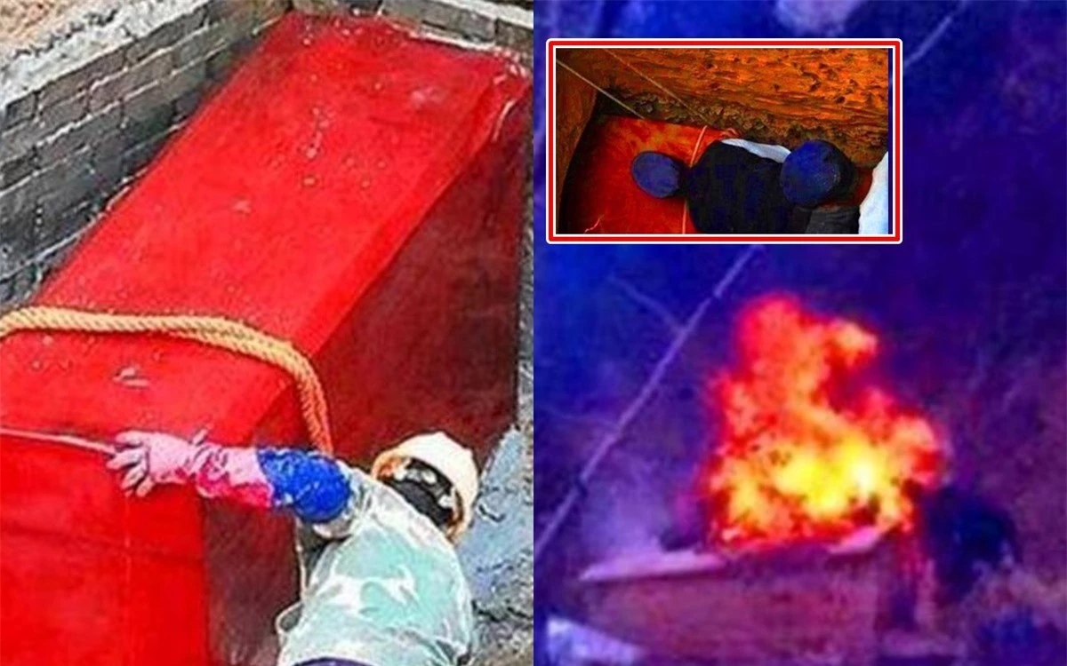 Tuy nhiên, sau này các chuyên gia thẩm định giá phát hiện ra rằng quan tài này là một di tích văn hóa có giá trị gần 2.000 tỷ đồng.