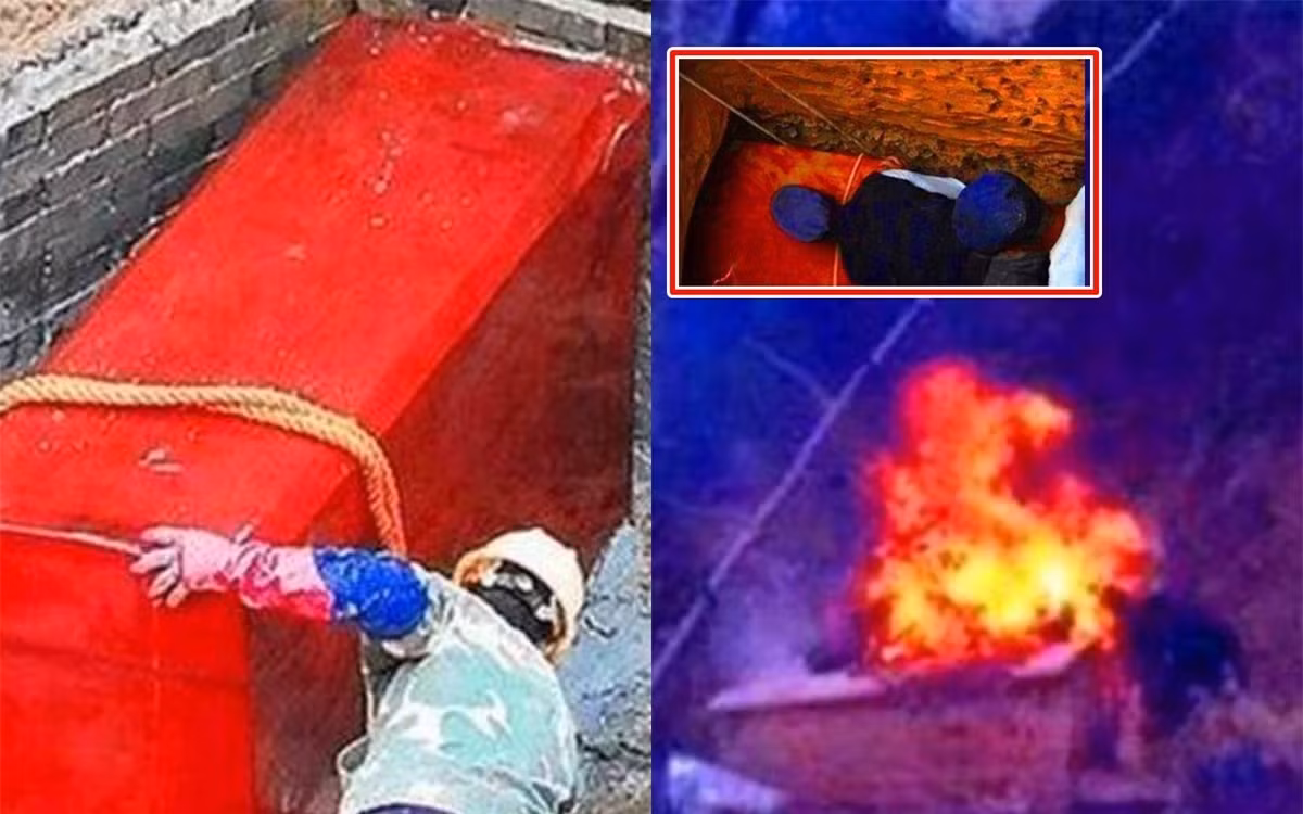 Tuy nhiên, sau này các chuyên gia thẩm định giá phát hiện ra rằng quan tài này là một di tích văn hóa có giá trị gần 2.000 tỷ đồng.