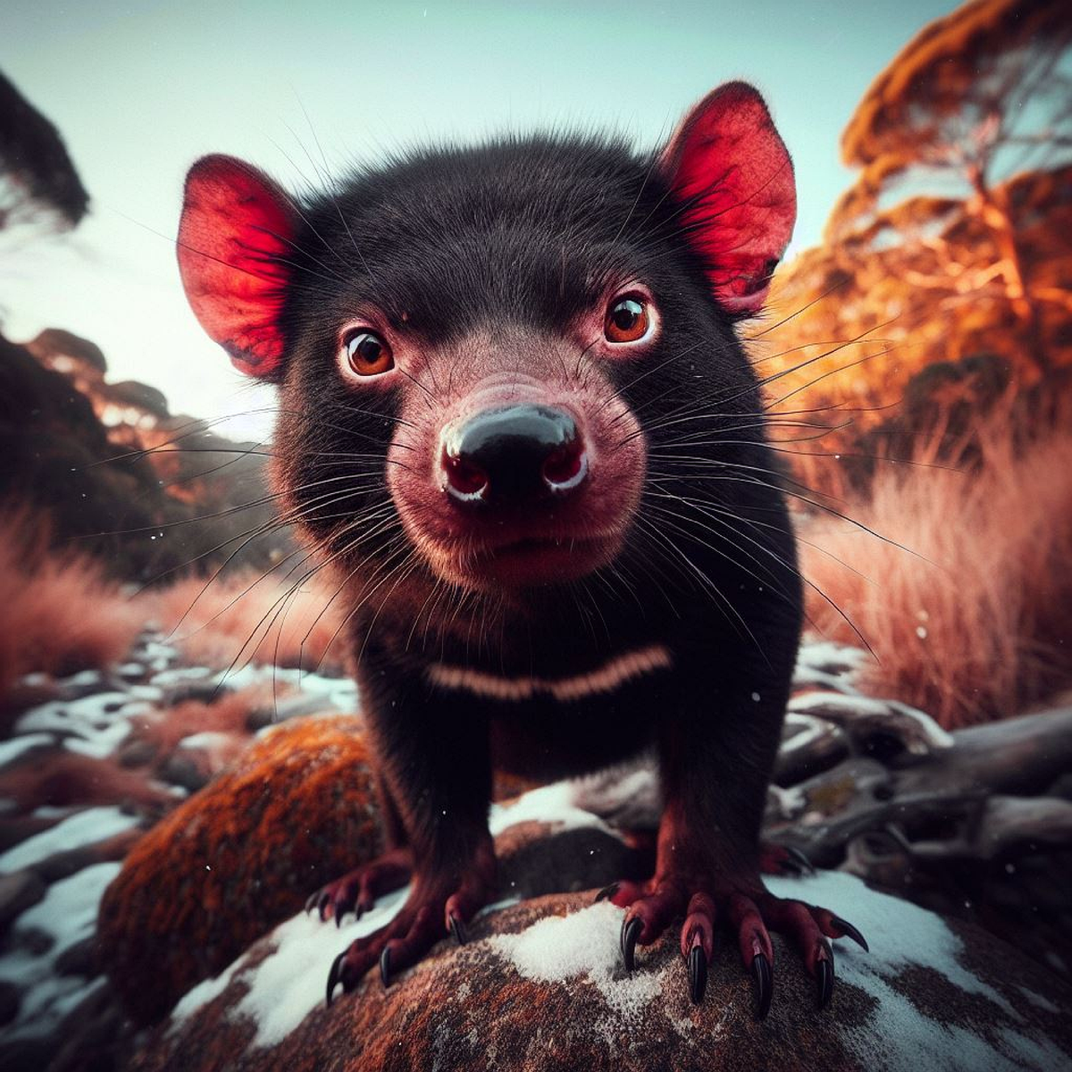 Quỷ Tasmania được mệnh danh là sát thủ ăn thịt ở Australia, với khả năng săn bắt và cắn mạnh mẽ.