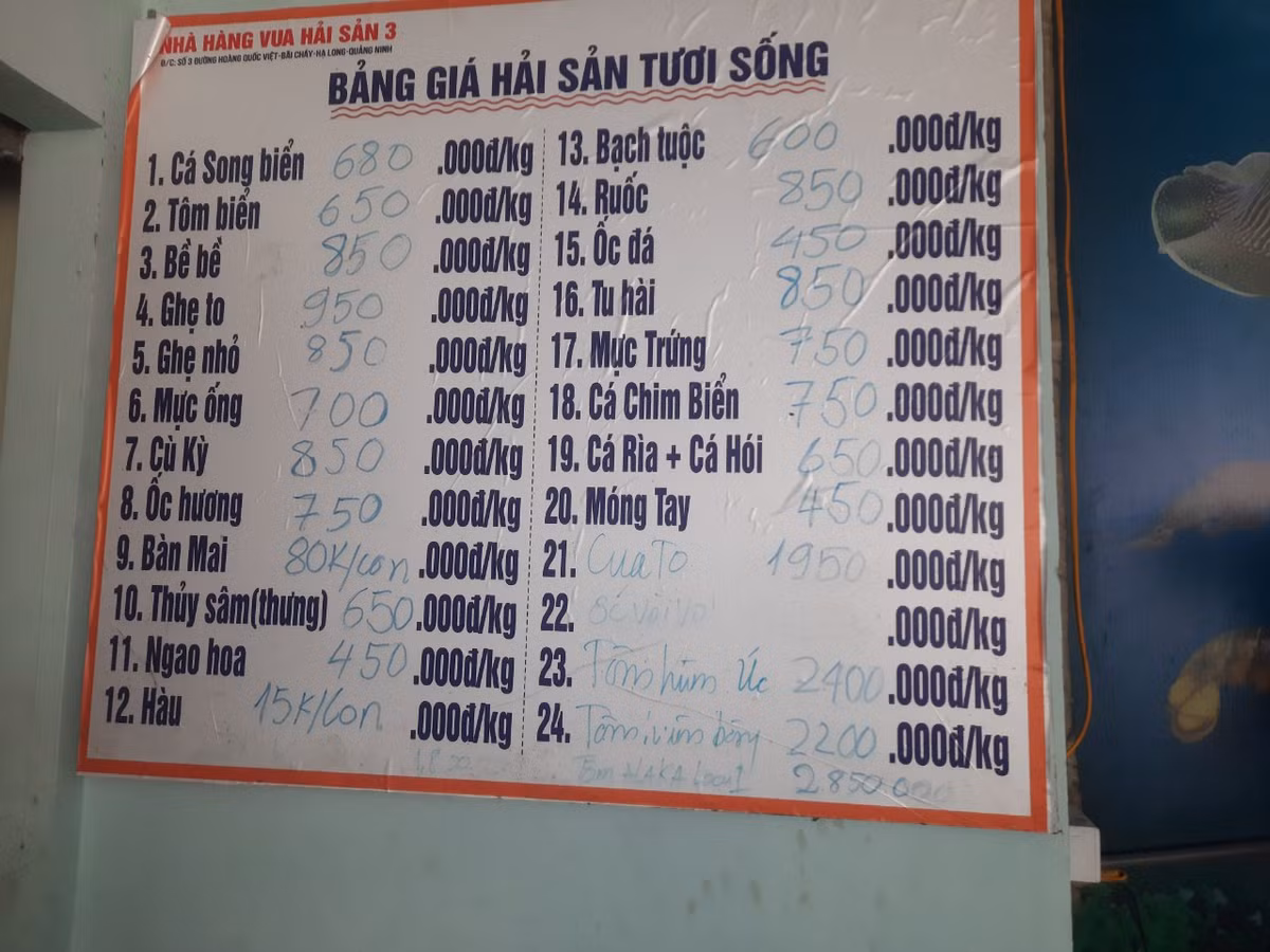 Ket qua xac minh nha hang hai san “chat chem” o Quang Ninh