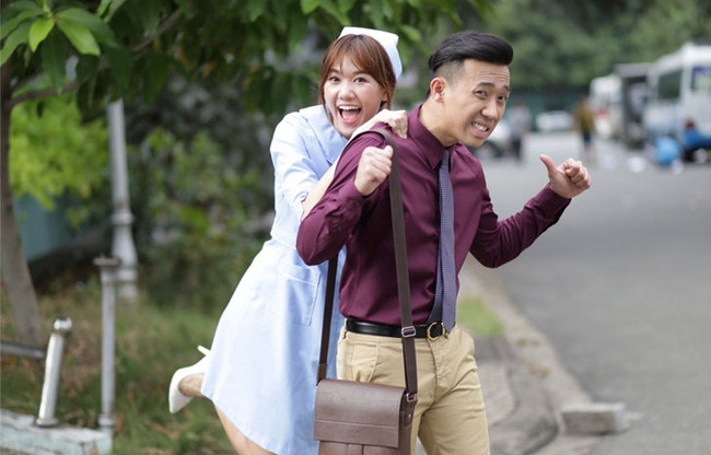 Trấn Thành và Hari Won. Ảnh: Galaxy