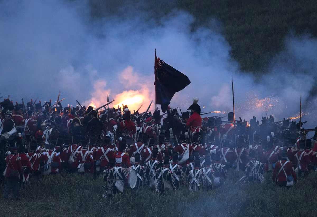 Chiến trường hỗn loạn và nồng nặc mùi thuốc súng đúng như những gì đã diễn ra trên mảnh đất này 200 năm về trước. Nguồn ảnh: TA.