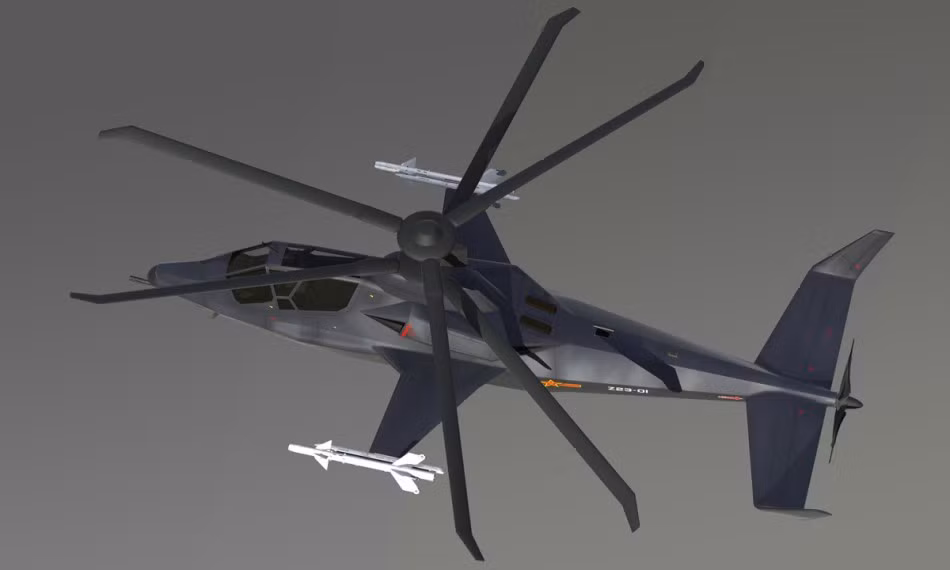 Đặc biệt, chiếc trực thăng này có thiết kế rất giống với các máy bay trực thăng tàng hình với lớp vỏ được vuốt rất gọn gàng có khả năng giảm thiểu tối đa việc bị phát hiện bằng sóng radar. Nguồn ảnh: Sina.