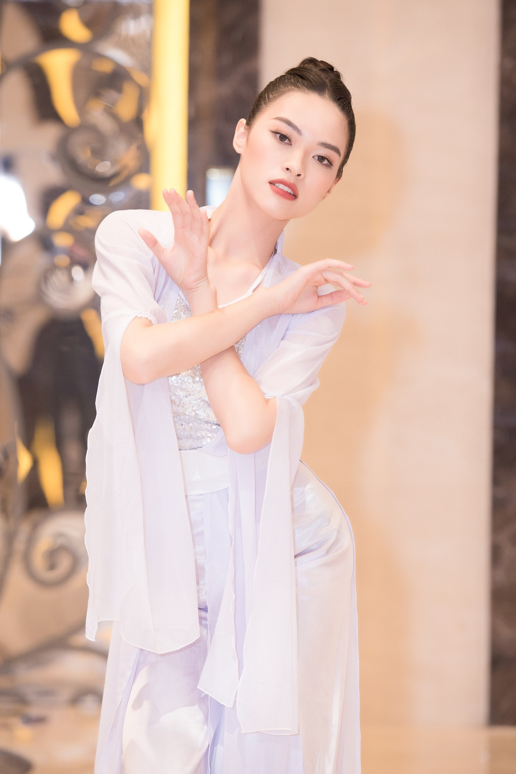 Phần thi của cô nhận được sự chú ý từ ban giám khảo.