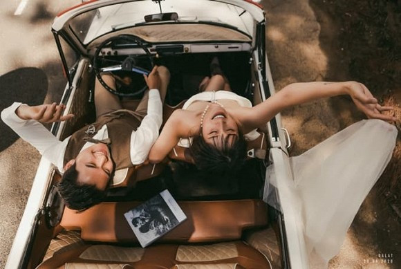 Dù chênh lệch tuổi tác khá lớn nhưng Thảo Trang và Quang Pháp được đánh giá rất xứng đôi.