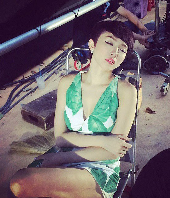 Tóc Tiên vẫn xinh tươi như thường.